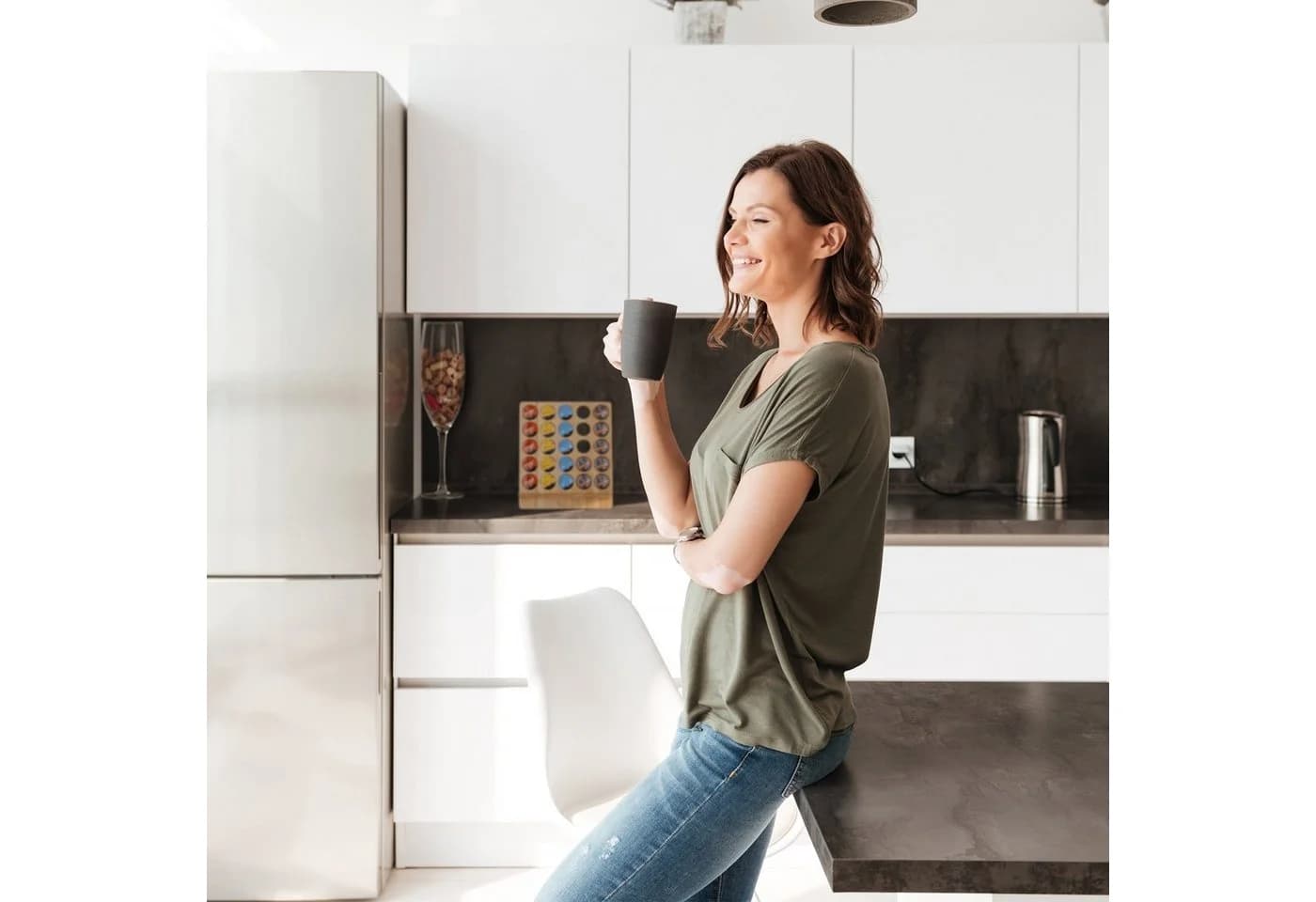 relaxdays Cafissimo Kapselhalter Bambus für 25 Kapseln - Bild 3