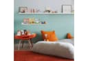 relaxdays Bilderleiste für die Wand Weiß Schmales Wandregal Bild 5