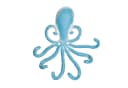 relaxdays Hakenleiste Wandhaken Oktopus Blau/Weiß Bild 2