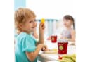 relaxdays Kinderbecher 2er Set mit Bärenmotiv, Glas, Henkel, Deckel & Strohhalm Bild 3