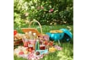 relaxdays Kinderbecher 2er Set mit Henkel, Deckel & Strohhalm, Glas, orange/rot Bild 5