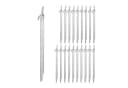 relaxdays Bodenanker Zeltheringe 20er Set Silber Stahl Bild 2