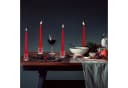relaxdays Kerzenständer Stabkerzenhalter Glas 6er Set Transparent Bild 1