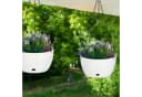 relaxdays Blumenampel 2er Set XL mit Wasserspeicher Bild 5