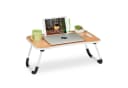 relaxdays Laptoptisch Klappbarer Laptoptisch Hellbraun Bild 2