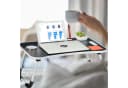 relaxdays Klappbarer Laptoptisch Schwarz Weiß Bild 1