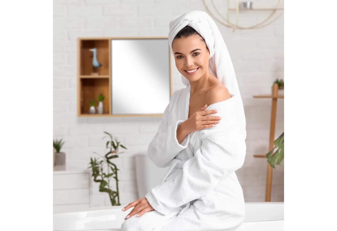 relaxdays Badezimmerspiegelschrank mit Regalfächern - Bild 3