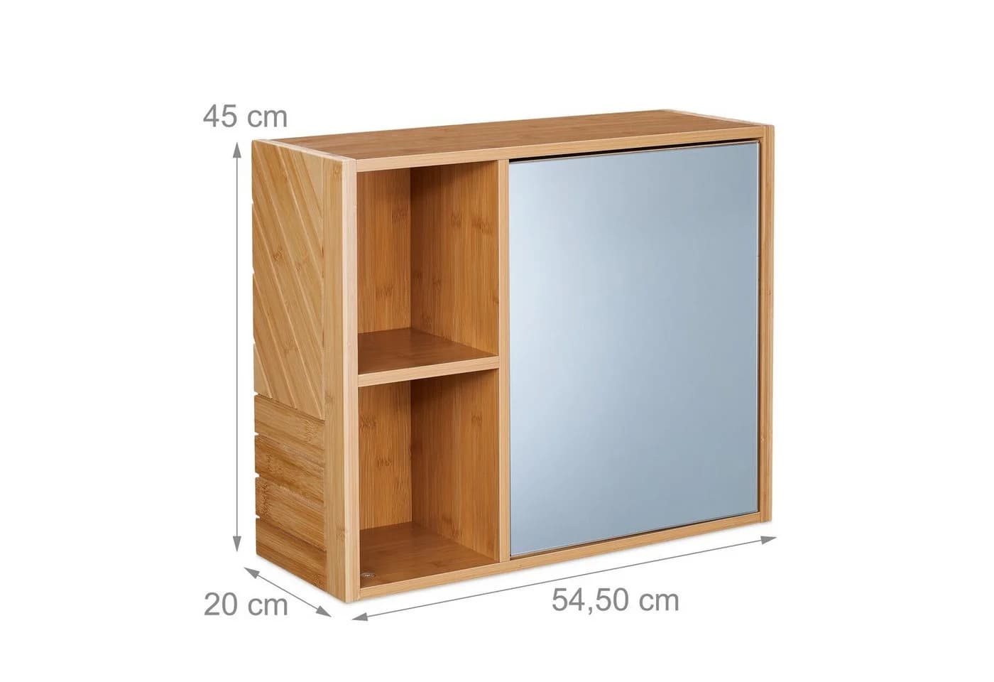 relaxdays Badezimmerspiegelschrank mit Regalfächern - Bild 4