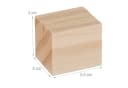 relaxdays Tischkartenhalter Holz 48er Set Braun Bild 4