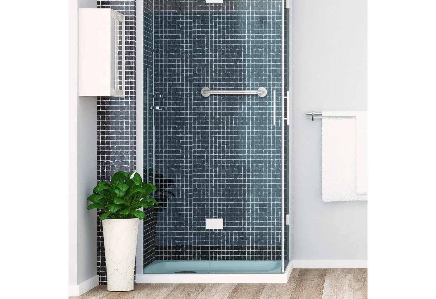 relaxdays Haltegriff aus Edelstahl, belastbar bis 200 kg, Silber - Bild 5