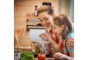 relaxdays Wandrollenhalter aus Bambus 3-in-1 mit Schneider Bild 3