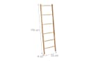 RELAXDAYS Handtuchleiter Holz 6 Sprossen Braun Bild 4