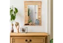 relaxdays Badspiegel mit Ablage Walnussholz Bild 5
