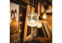 relaxdays Windlicht Glas 12er Set Transparent/Schwarz Bild 1