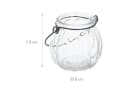 relaxdays Windlicht Glas 12er Set Transparent/Schwarz Bild 4