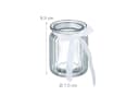 relaxdays Windlicht 12er Set Transparent Weiß Glas Bild 4