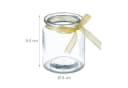relaxdays Windlicht 12er Set Transparent Gold Glas Bild 4