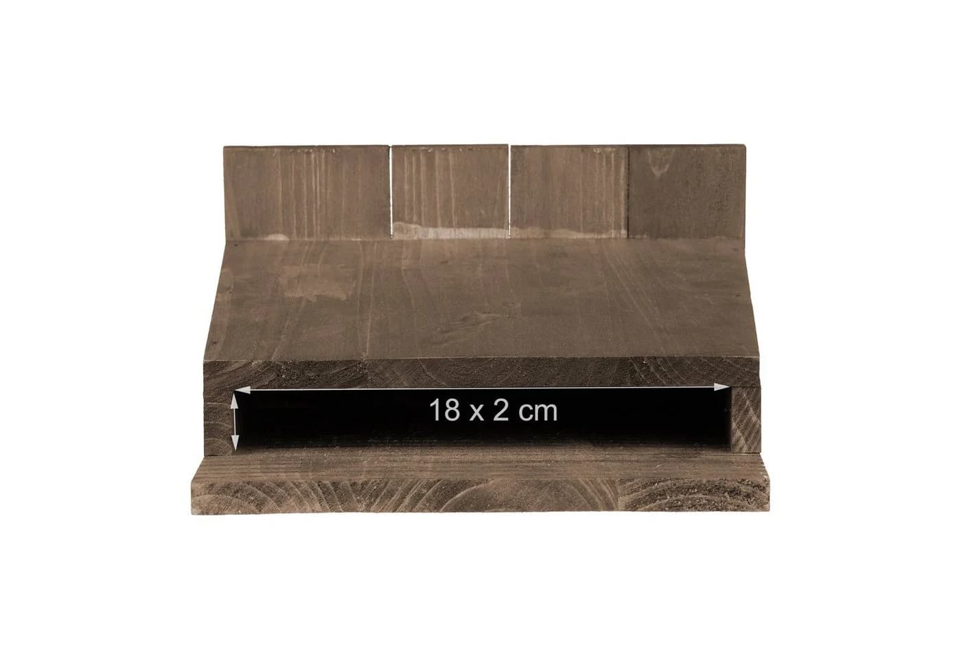 relaxdays Fledermauskasten aus Holz Braun mit Anflugbrett - Bild 5