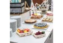 relaxdays Brotkorb 3er Set Natur Braun mit Stoffeinsatz Bild 5