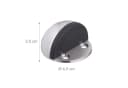relaxdays Türstopper Boden 6er Set Edelstahl Silber Schwarz Bild 4