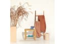relaxdays Badhocker aus Bambus mit Ablage Natur Bild 1