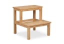 relaxdays Tritthocker Bambus Zweistufig Bild 2