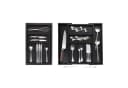 RELAXDAYS Besteckkasten Ausziehbar Bambus Schwarz Bild 3