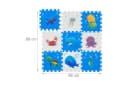 relaxdays Spielmatte Puzzlematte mit Meerestieren Blau/Weiß 9-tlg. Bild 4