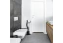 relaxdays Toilettenpapierhalter WC Garnitur Schwarz Bild 5