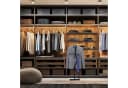 relaxdays Herrendiener Schwarz Stahl Holzoptik Bild 1