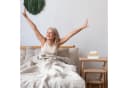 relaxdays Papiertuchbox Transparent mit Bambus-Deckel Bild 3
