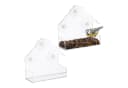 RELAXDAYS Fenster-Vogelfutterhaus 2er Set Transparent Bild 2