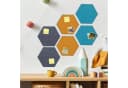 relaxdays Filzpinnwand Sechsecke 12er Set Bunt Selbstklebend Bild 5