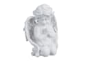 relaxdays Engelfigur Betender Grabengel Weiß Polyresin Bild 2