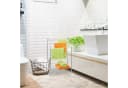 relaxdays Handtuchständer 3-armig mit Ablage Silber Bild 1