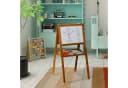 relaxdays Kinderstandtafel mit Whiteboard, 2 Seiten, Magnetisch, Höhenverstellbar Bild 1