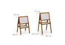 relaxdays Kinderstandtafel mit Whiteboard, 2 Seiten, Magnetisch, Höhenverstellbar Bild 4