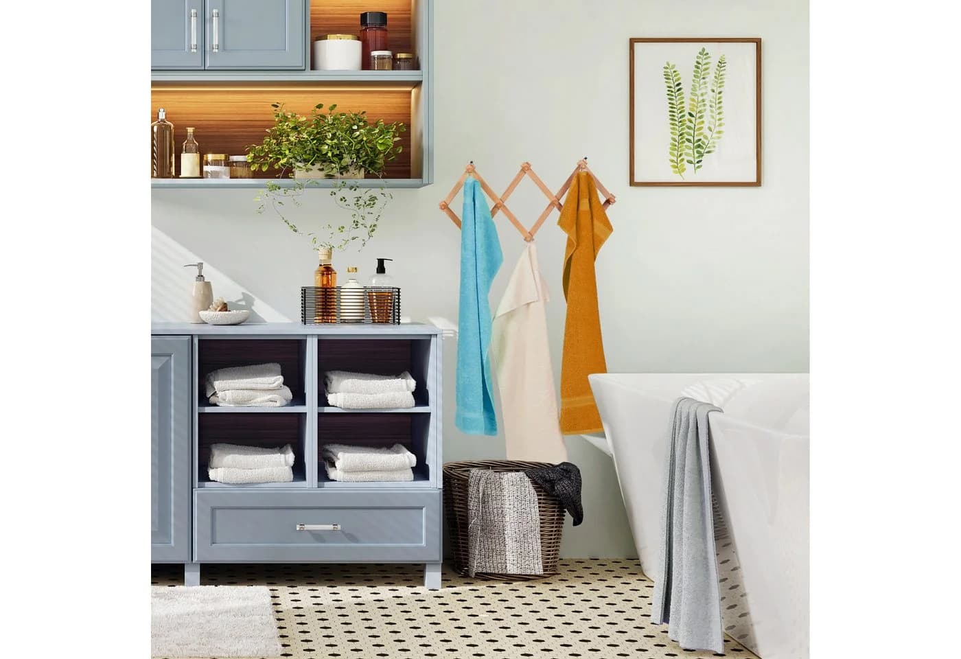 relaxdays Ausziehbare Wandgarderobe Holz - Bild 5
