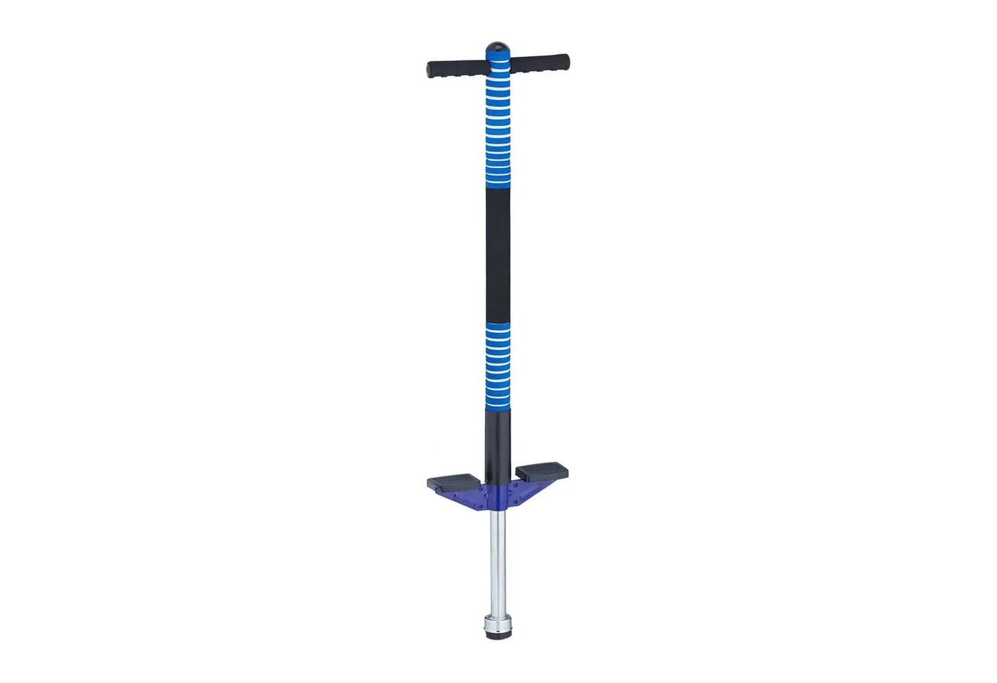 relaxdays Pogo Stick für Kinder 35 kg Blau Schwarz Silber - Bild 2