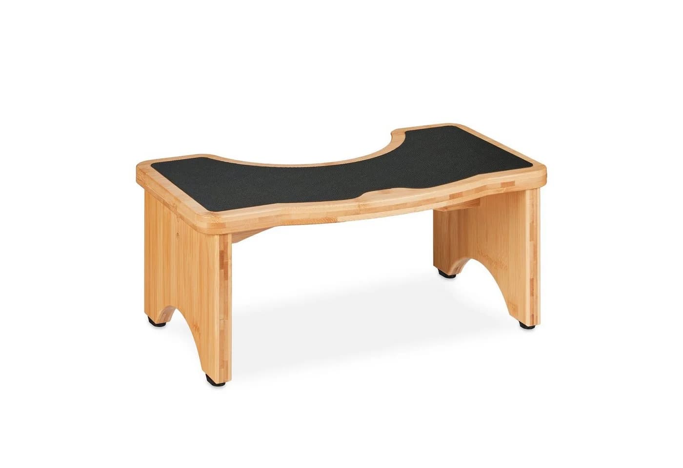relaxdays Badhocker Toilettenhocker Bambus Schwarz - Bild 2