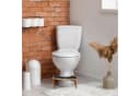 relaxdays Badhocker Toilettenhocker Bambus Schwarz Bild 5
