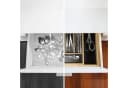 relaxdays Besteckkasten Ausziehbarer Bambus Schwarz Bild 5