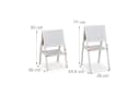 relaxdays Kinderstandtafel mit Whiteboard, Magnetisch, 39 cm Breite Bild 4