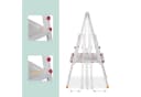 relaxdays Kinderstandtafel mit Whiteboard, Magnetisch, 39 cm Breite Bild 5