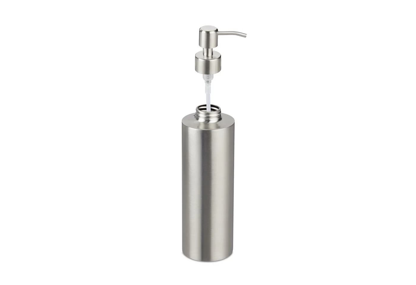 relaxdays Seifenspender 2er Set Edelstahl Silber 300 ml - Bild 5