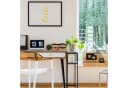 relaxdays Schreibtisch Organizer mit 3 Schubladen Schwarz/Braun Bambus Bild 5