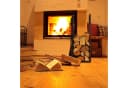relaxdays Kaminholzregal mit Kamingarnitur Schwarz Bild 1