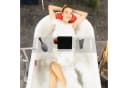 relaxdays Badewannenablage aus Acryl Transparent/Silber Bild 3