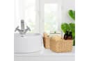 relaxdays Geflochtener Aufbewahrungskorb 3er Set Hellbraun Bild 5