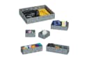 relaxdays Aufbewahrungskorb 6er Set Grau Kunststoff Bild 2